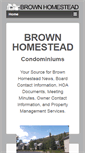 Mobile Screenshot of brownhomestead.com